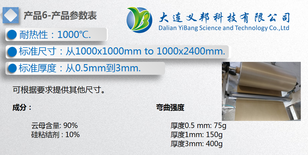 天然金云母隔熱耐火系列