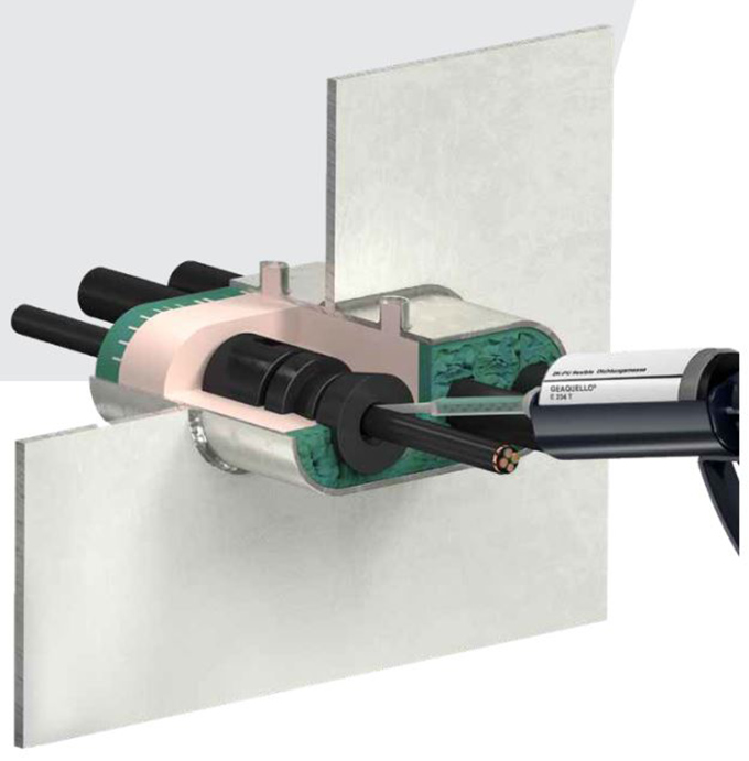 SVT多重管線貫穿密封系統(tǒng)GEAQUELLO? E950